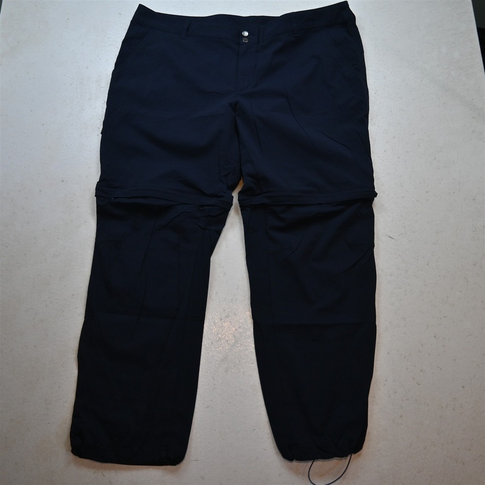 Columbia 24W Navy Blue 1579852 Saturday Trail II Convertible Zip Off Cargo Pants